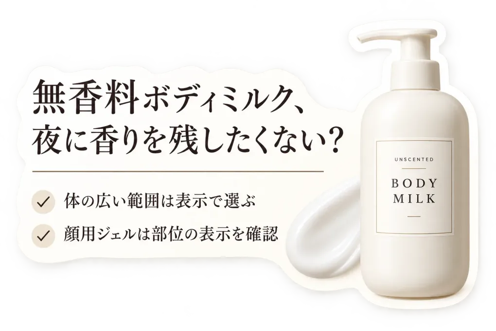 楽天でレビュー数が多い無香料ボディミルクとアフターシェーブジェルを比較｜夜のムダ毛処理後は香りと肌なじみで選ぶ